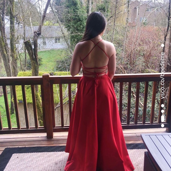Red Prom Dress - Picture 2 of 2